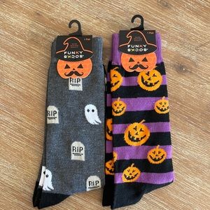 New With Tags Men’s Funky Socks Halloween Theme 2 Pair